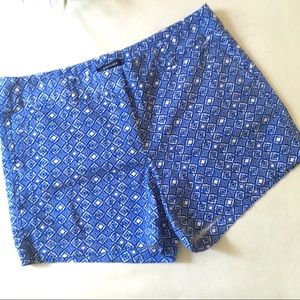 Land’N Sea Blue and White Patterned Shorts